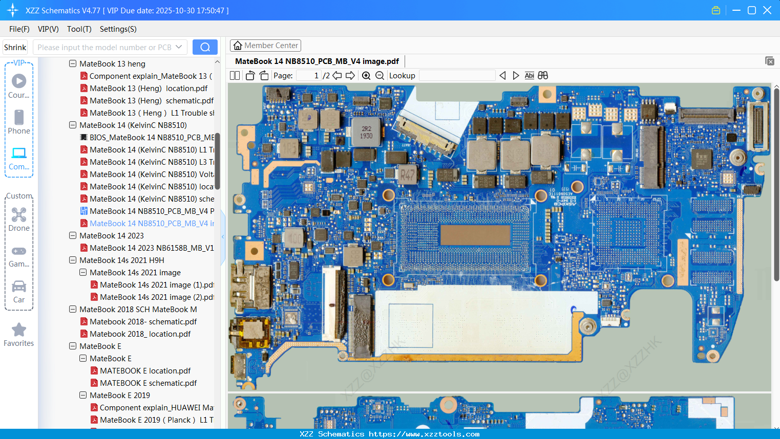 Laptop HUAWEI MateBook 14 NB8510_PCB_MB_V4 Image